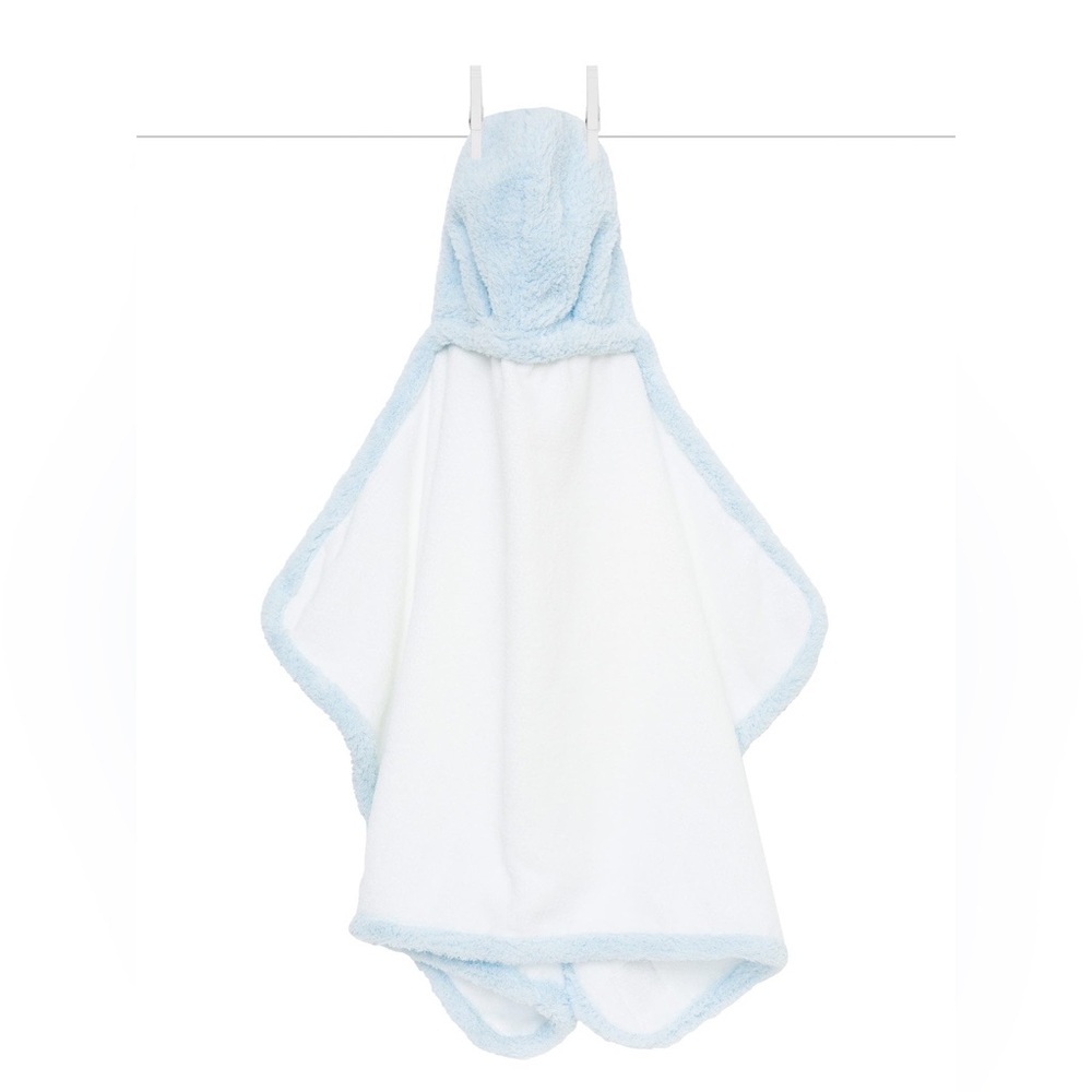 🆕 Little Giraffe Luxe Hooded Baby & Toddler Towel Blue NWT